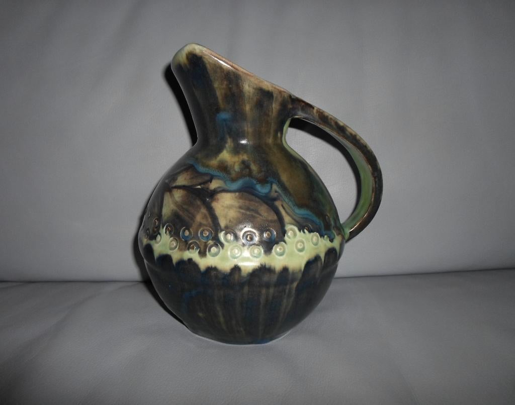 Art Potterie Schenk Kan Majolica, Antiek en Kunst, Antiek | Keramiek en Aardewerk, Ophalen of Verzenden