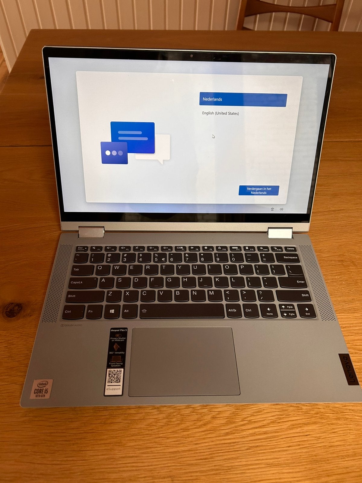 Lenovo ideapad Flex 5 - 14 inch, Computers en Software, Windows Laptops, Ophalen, 2 tot 3 Ghz, Qwerty, Zo goed als nieuw