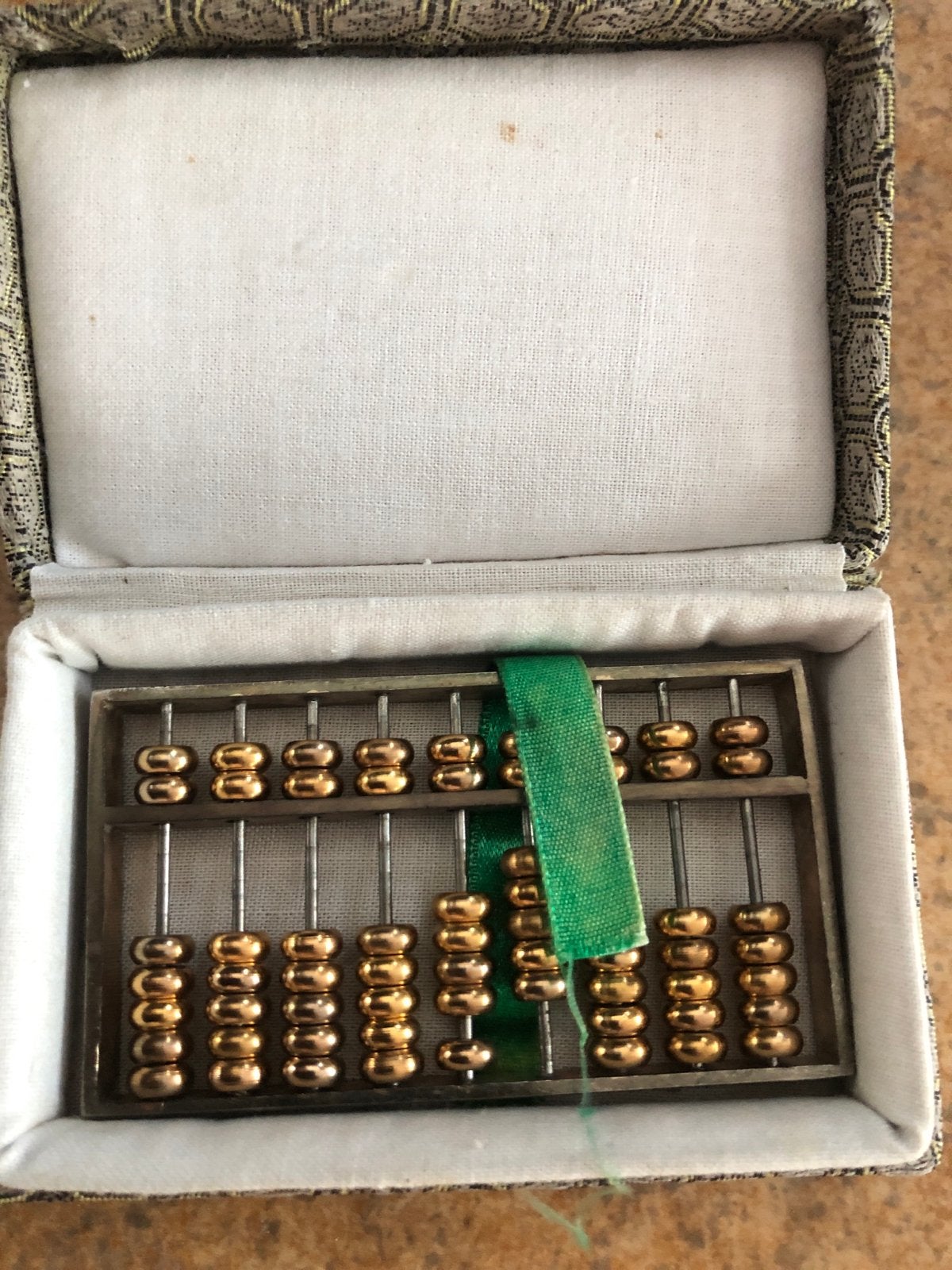 Antieke Chinese Abacus in Doosje - Decoratief Telraam, Ophalen of Verzenden