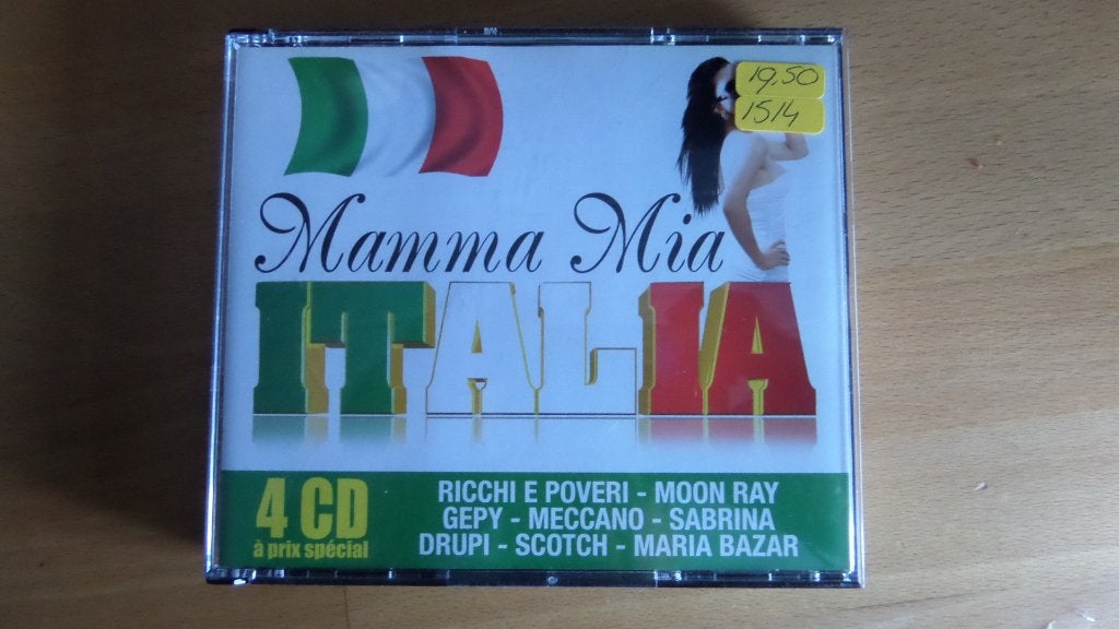 Mamma Mia Italia in een 4 cd box 1514, Ophalen of Verzenden, Zo goed als nieuw
