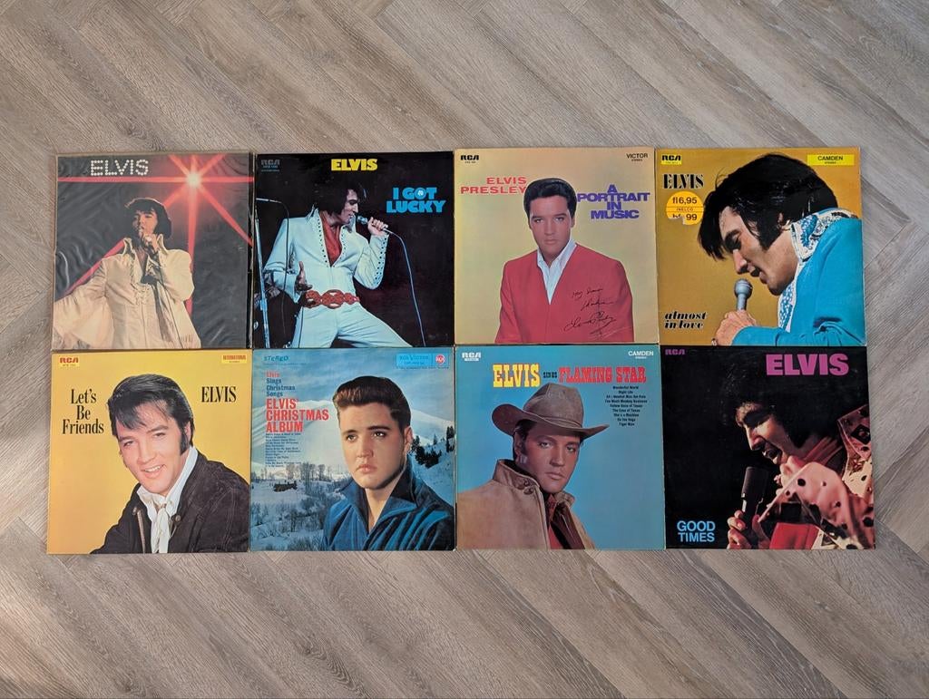 8 Elvis Presley LP's, Ophalen of Verzenden, 1970 - 1979, Gebruikt, 12 inch