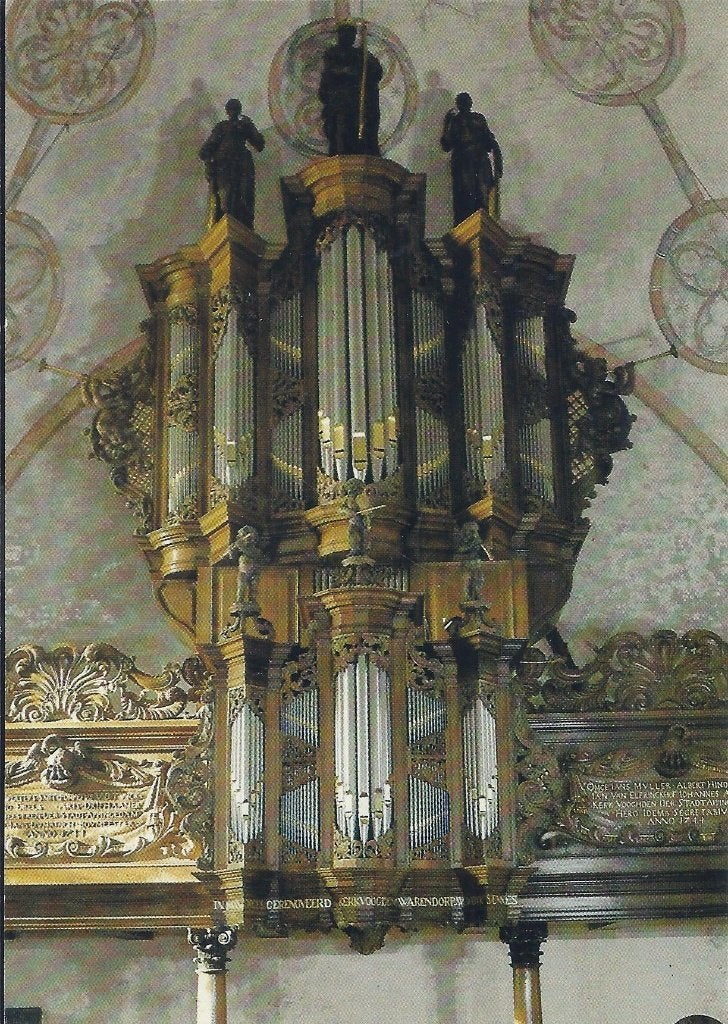 Appingedam Orgel in de Nicolaikerk ansichtkaart ( A1335 ), Ophalen of Verzenden, Voor 1920, Ongelopen, Noord-Brabant