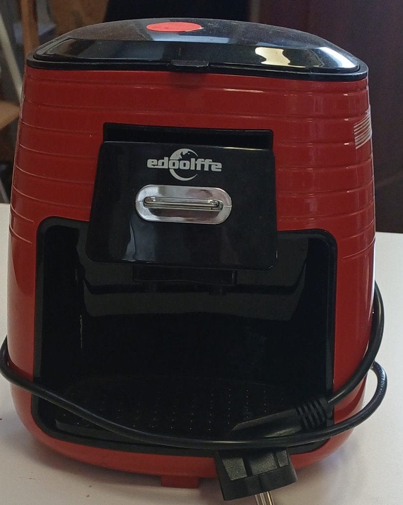 Edoolffe Koffiezetapparaat Rood - Compact en Stijlvol, Ophalen, Gebruikt, Koffiemachine, Gemalen koffie