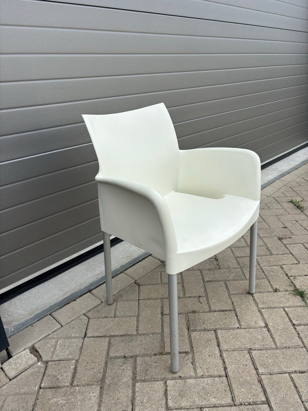 Pedrali 850 ICE Stoel - Ivoor, Stapelbaar, Zo goed als nieuw, Ophalen, Kunststof, Overige kleuren, Zo goed als nieuw