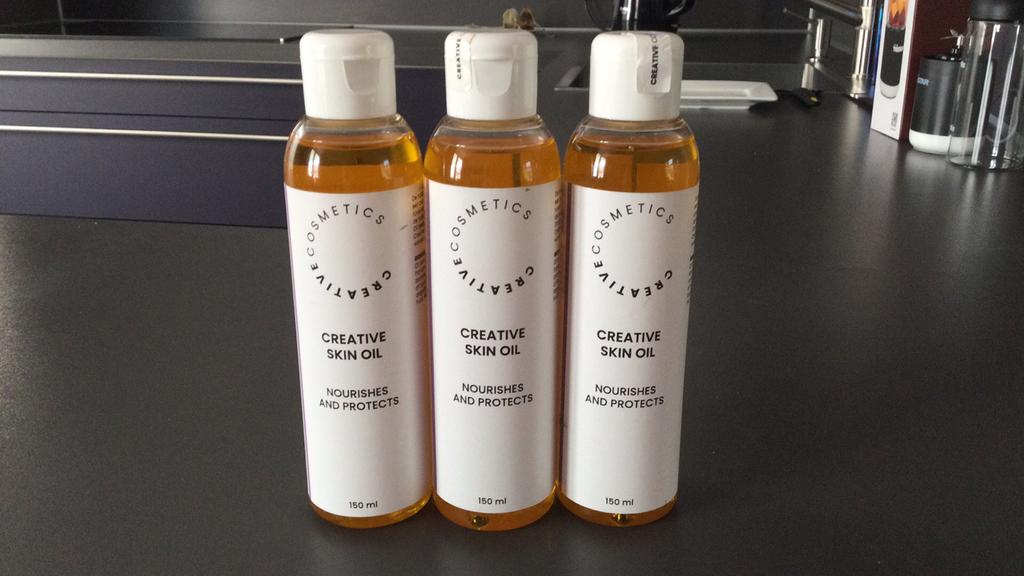 Creative Cosmetics Creative Skin Oil 3 nieuwe flessen, Ophalen of Verzenden, Nieuw, Gehele gezicht