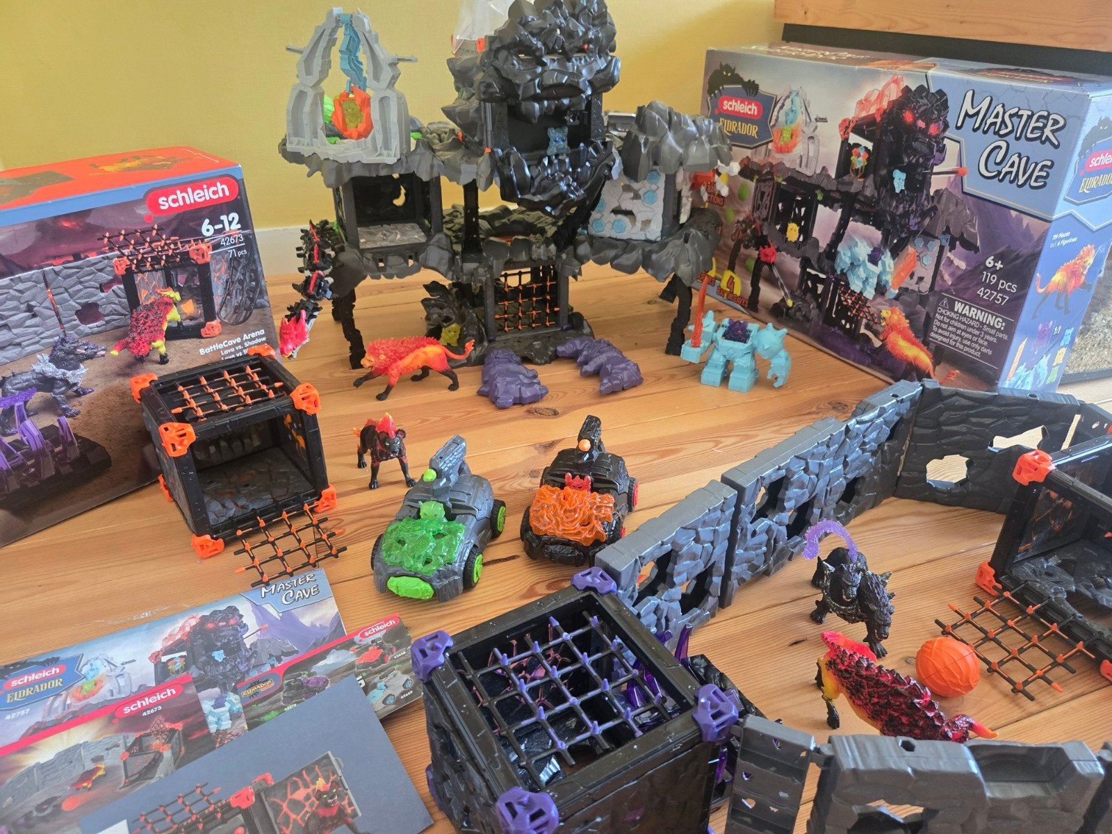 eldrador creatures schleich cave arena en meer met doos, Ophalen of Verzenden, Zo goed als nieuw