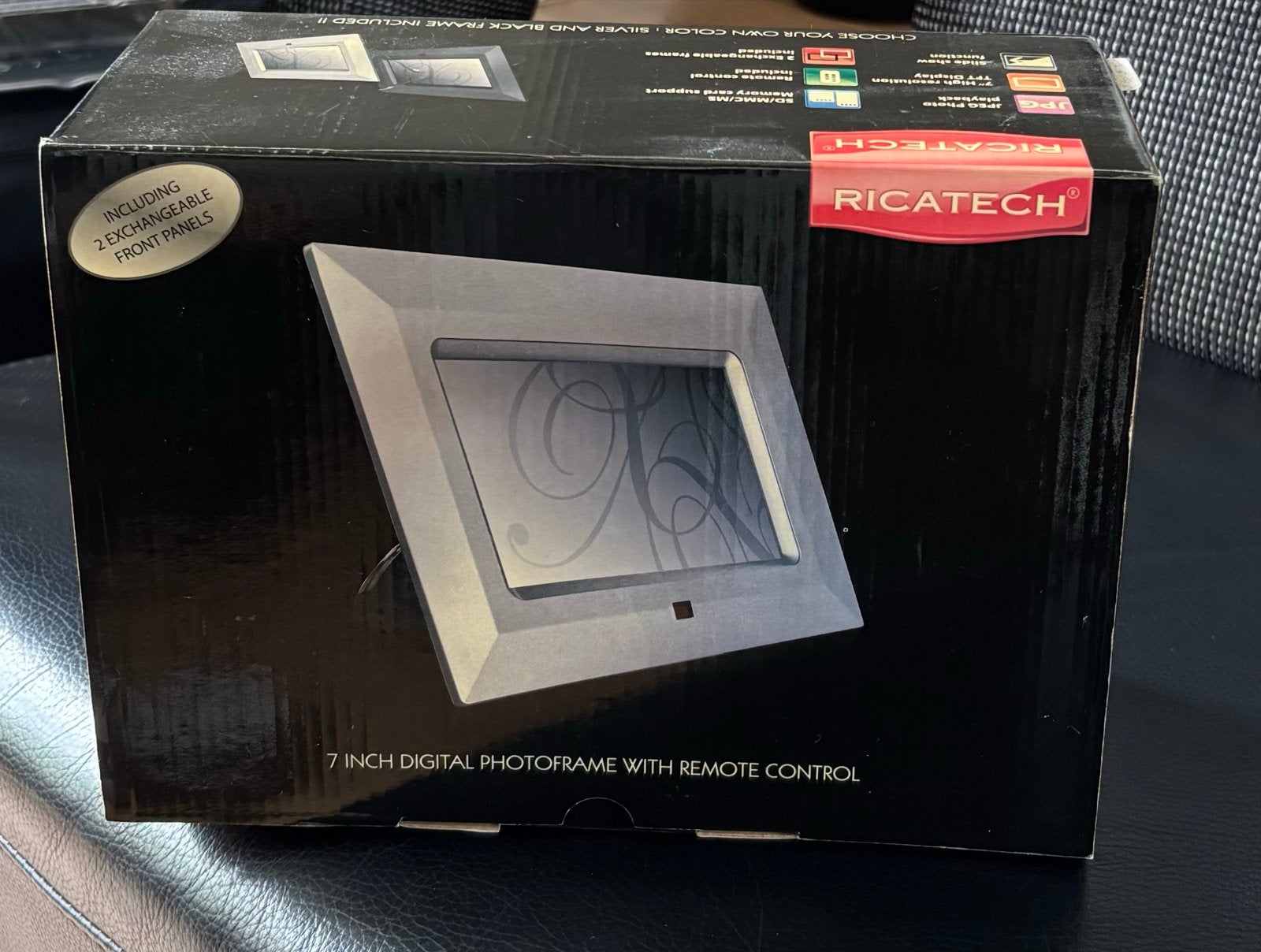 Ricatech 7 inch digitale fotolijst met afstandsbediening, Ophalen, Overige merken, Nieuw, Minder dan 1 GB