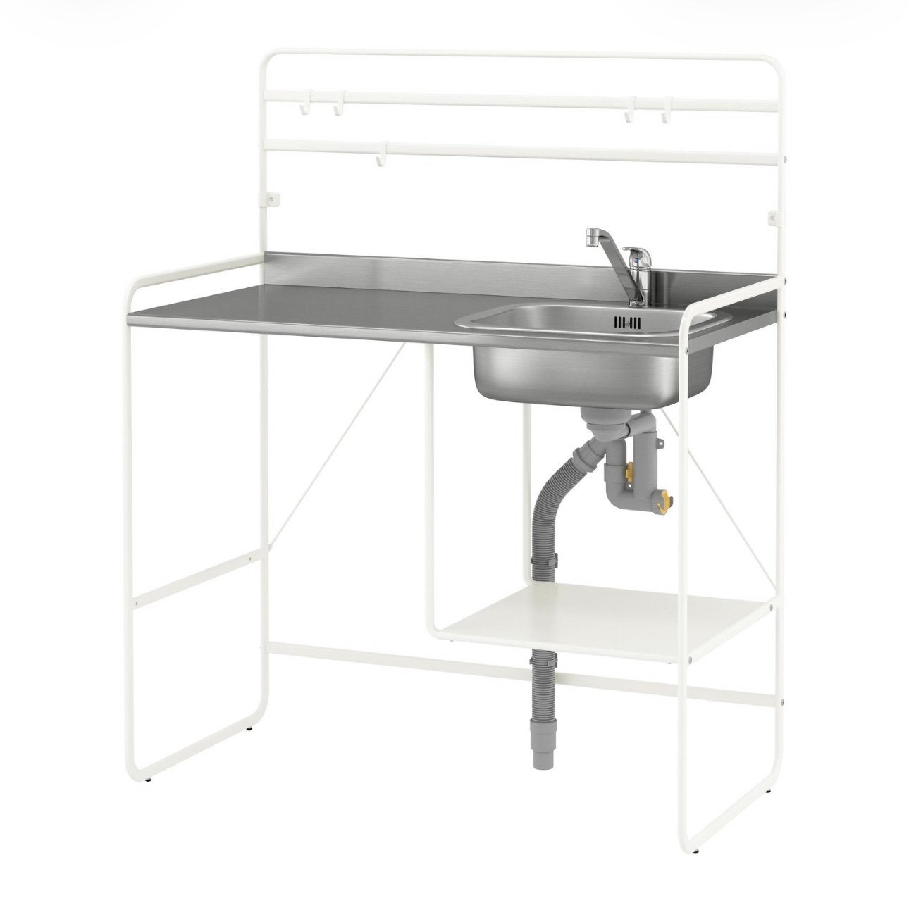 IKEA Sunnersta wit - noodkeuken/kluskeuken, Ophalen, Gebruikt, Wit, Enkelwandige keuken