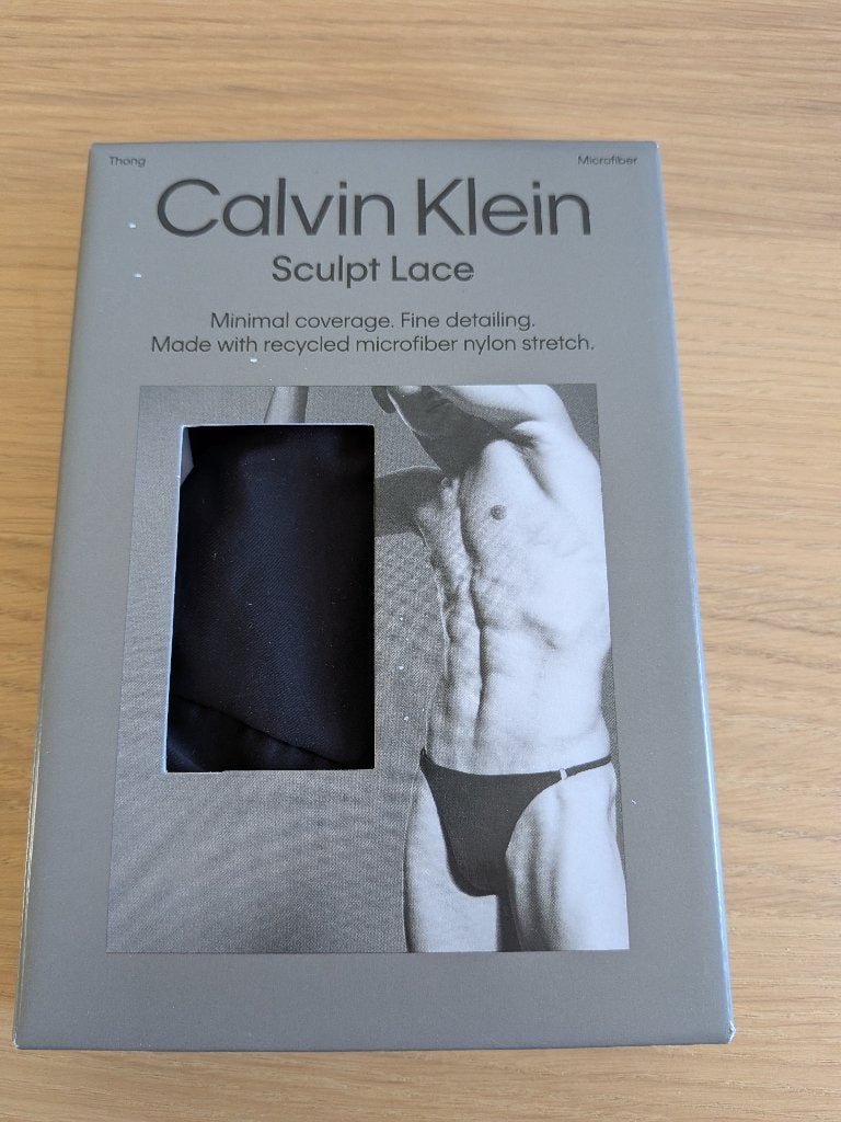 Calvin Klein mannen g-string, Verzenden, Zwart, Calvin Klein, Slip