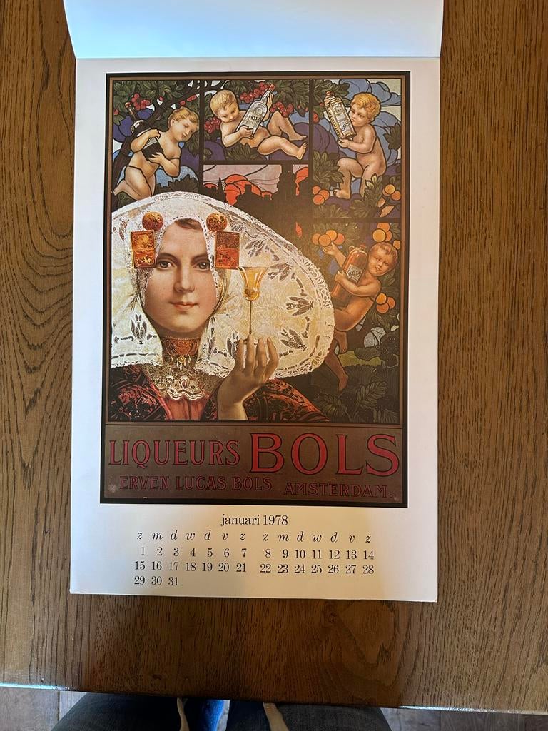 Oude affiches 1978 V&D, Diversen, Ophalen of Verzenden, Maandkalender, Gebruikt