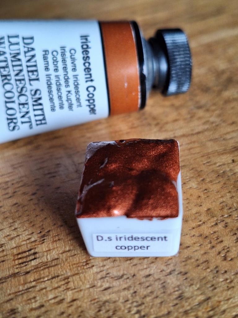 Daniel Smith Iridescent Copper aquarelverf (½ napje), Ophalen of Verzenden, Nieuw, Waterverf