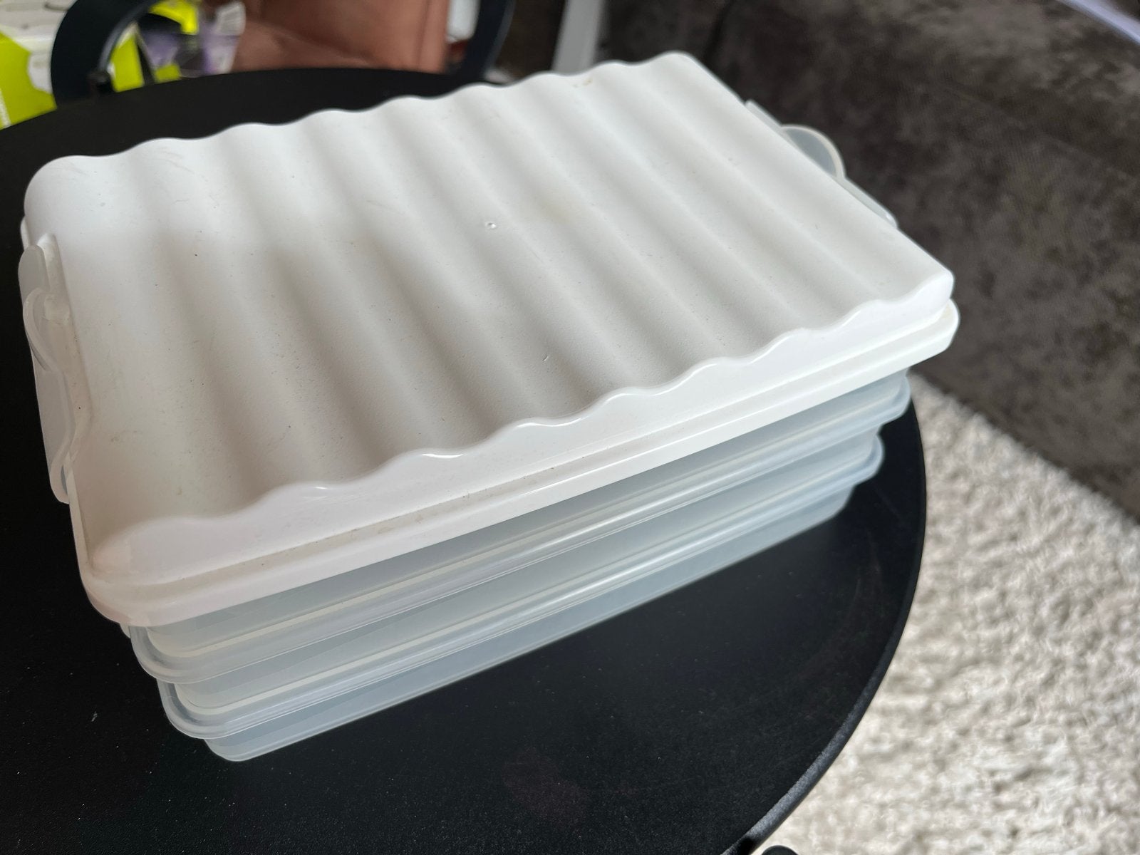4-delige Vleeswaren Bewaardoos Set, Overige typen, Kunststof, Nieuw, Ophalen of Verzenden