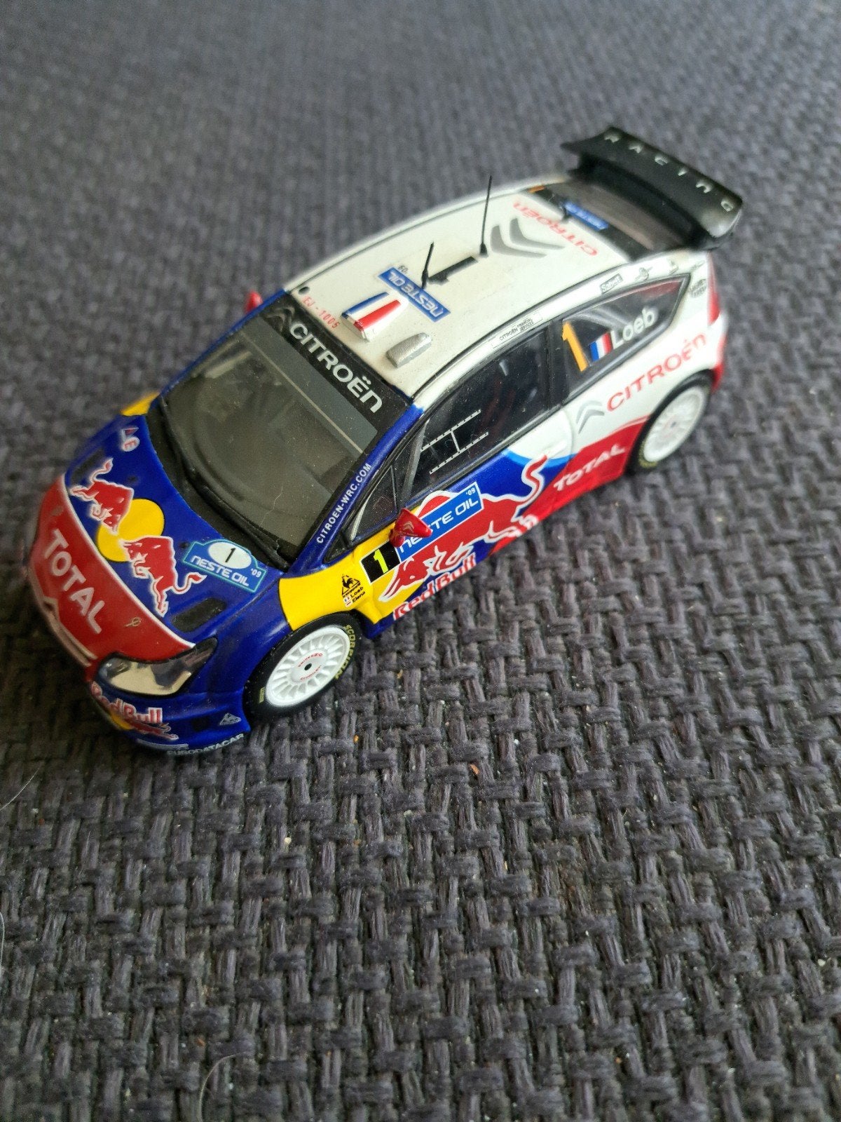 Ixo model citroen c4 wrc rally loeb/elena, Hobby en Vrije tijd, Modelauto's | 1:43, Overige merken, Ixo, Gebruikt, Auto