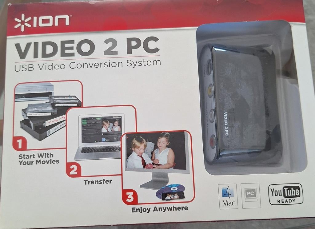 ION Audio VIDEO 2 PC, nieuw ongeopend., Computers en Software, Capture cards, Ophalen of Verzenden