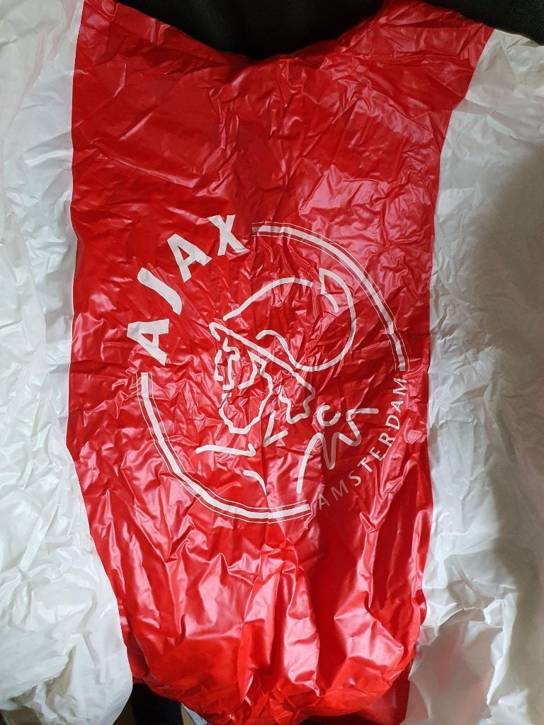 ajax zgan regenponcho 95 cm lang met drukknopen, Ophalen of Verzenden, Zo goed als nieuw, Ajax, Overige typen