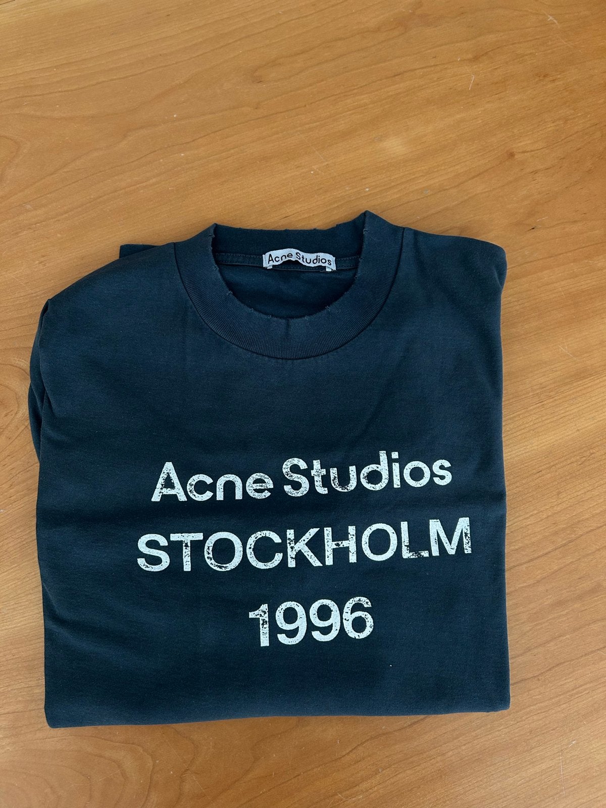 Acne Studios Stockholm 1996 T-shirt - M - Organisch Katoen, Verzenden, Nieuw, Maat 48/50 (M), Blauw