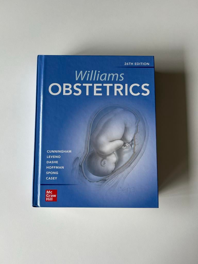 Williams Obstetrics 26e editie gynaecologie/verloskunde, Ophalen of Verzenden, Beta, Zo goed als nieuw, WO