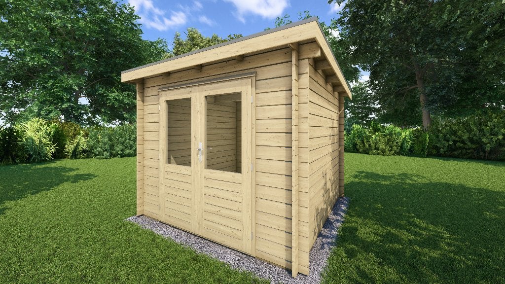 Fonteyn Basicline Dahlia 250 x 250cm - Onbehandeld, 200 tot 400 cm, Tuinhuis, 250 tot 500 cm, Nieuw