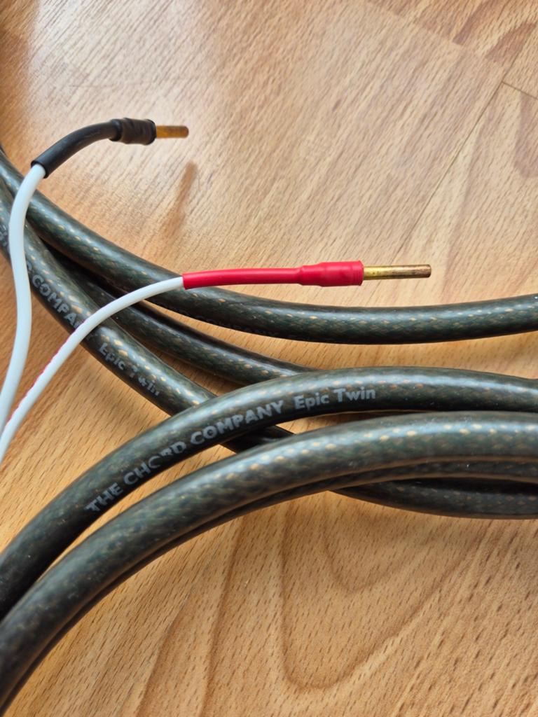 Chord Epic Twin 2 x 3.5 meter, Ophalen of Verzenden, Zo goed als nieuw, 2 tot 5 meter, Luidsprekerkabel