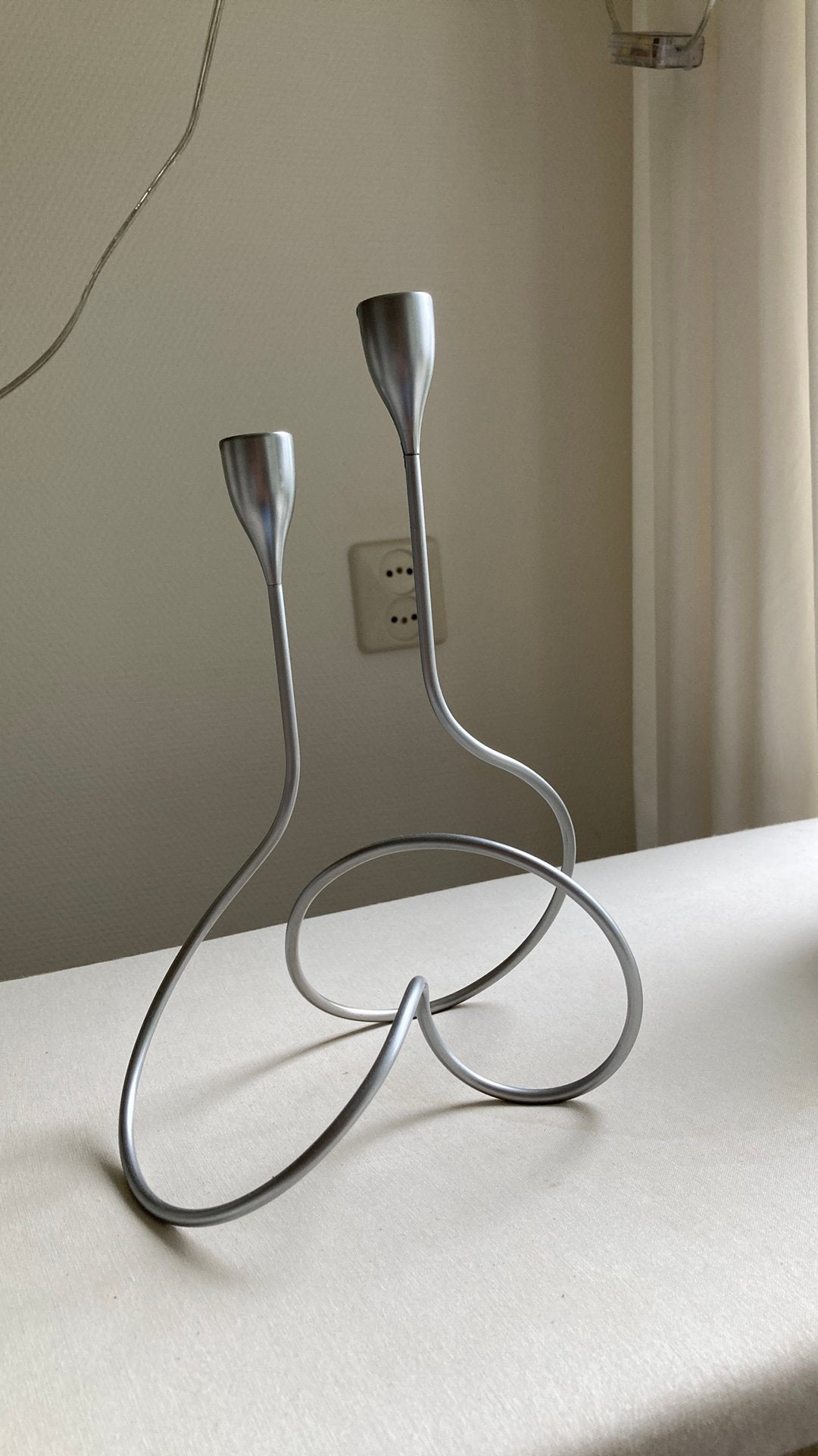 Design kandelaar, Ophalen, Gebruikt, Overige merken, 28 cm