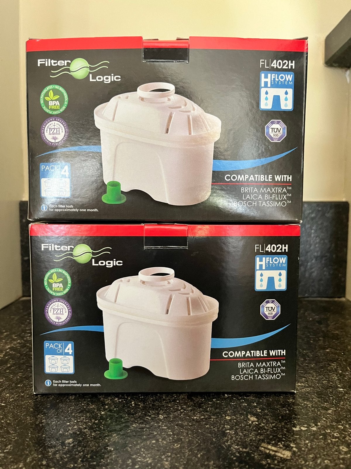 Filter Logic FL402H waterfilter - 2x 4 stuks, Ophalen, Nieuw