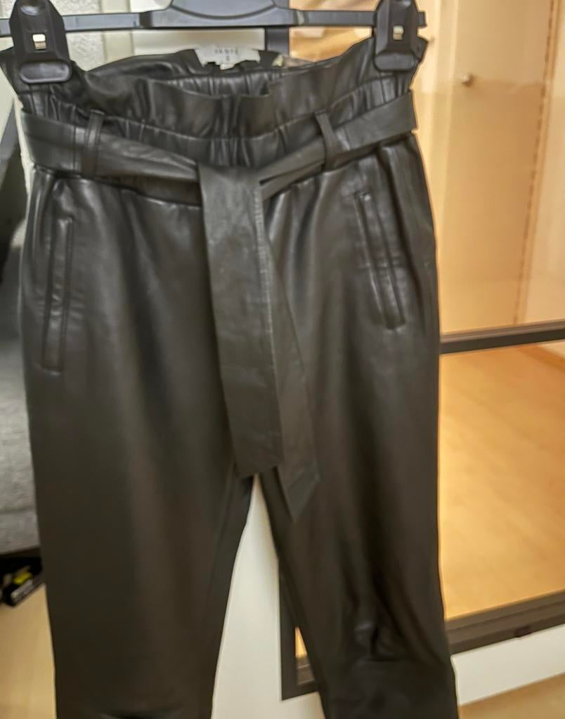DANTE6 echte leren broek zo goed als nieuw mt1 = mt36, Zwart, Ophalen of Verzenden, Zo goed als nieuw, Maat 36 (S)