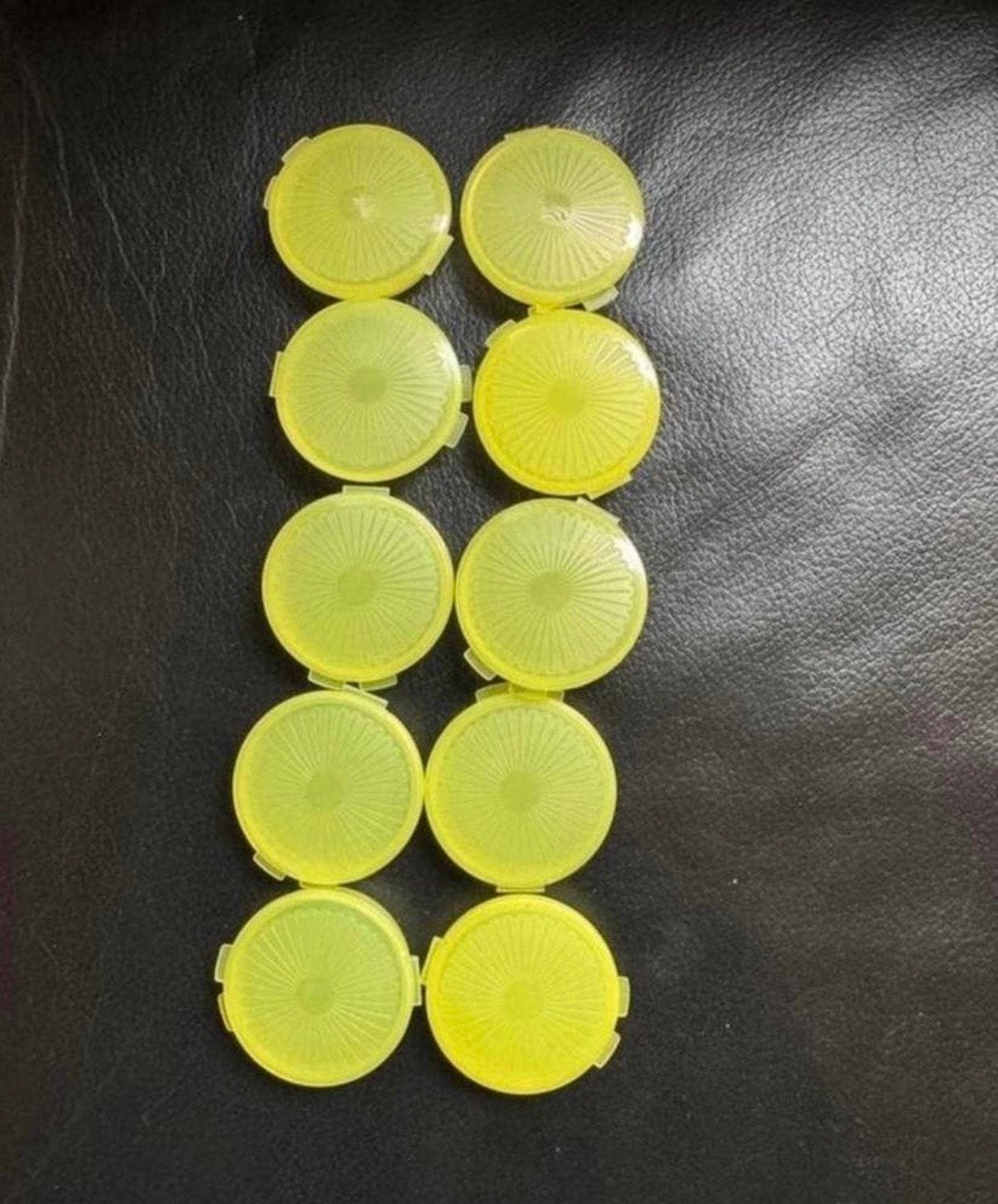 Nieuwe Tupperware pillendoosjes, BPA-vrij, Geel, Overige typen, Nieuw