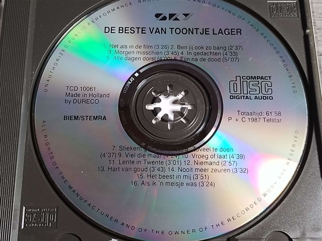 Toontje Lager ‎– De Beste Van Toontje Lager, Ophalen of Verzenden, Zo goed als nieuw, Pop