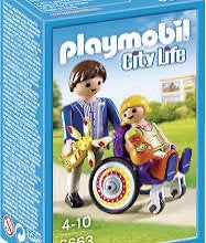 Playmobil City Life 6663: Rolstoel met Begeleider, Gebruikt, Complete set, Ophalen of Verzenden, City life