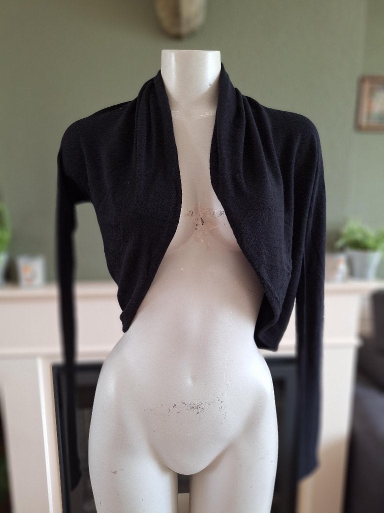 Northland zwart bolero cardigan vest M 38, Kleding | Dames, Maat 38/40 (M), Verzenden, Zwart, Zo goed als nieuw