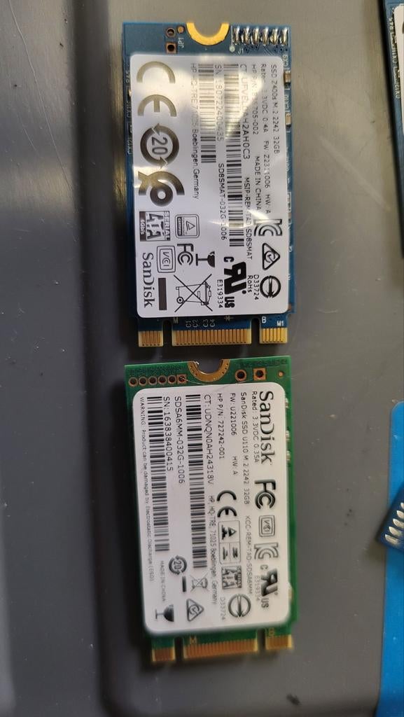 Partij geheugen sandisk 32 gb m2 sata, Computers en Software, Harde schijven, Ophalen of Verzenden, Desktop