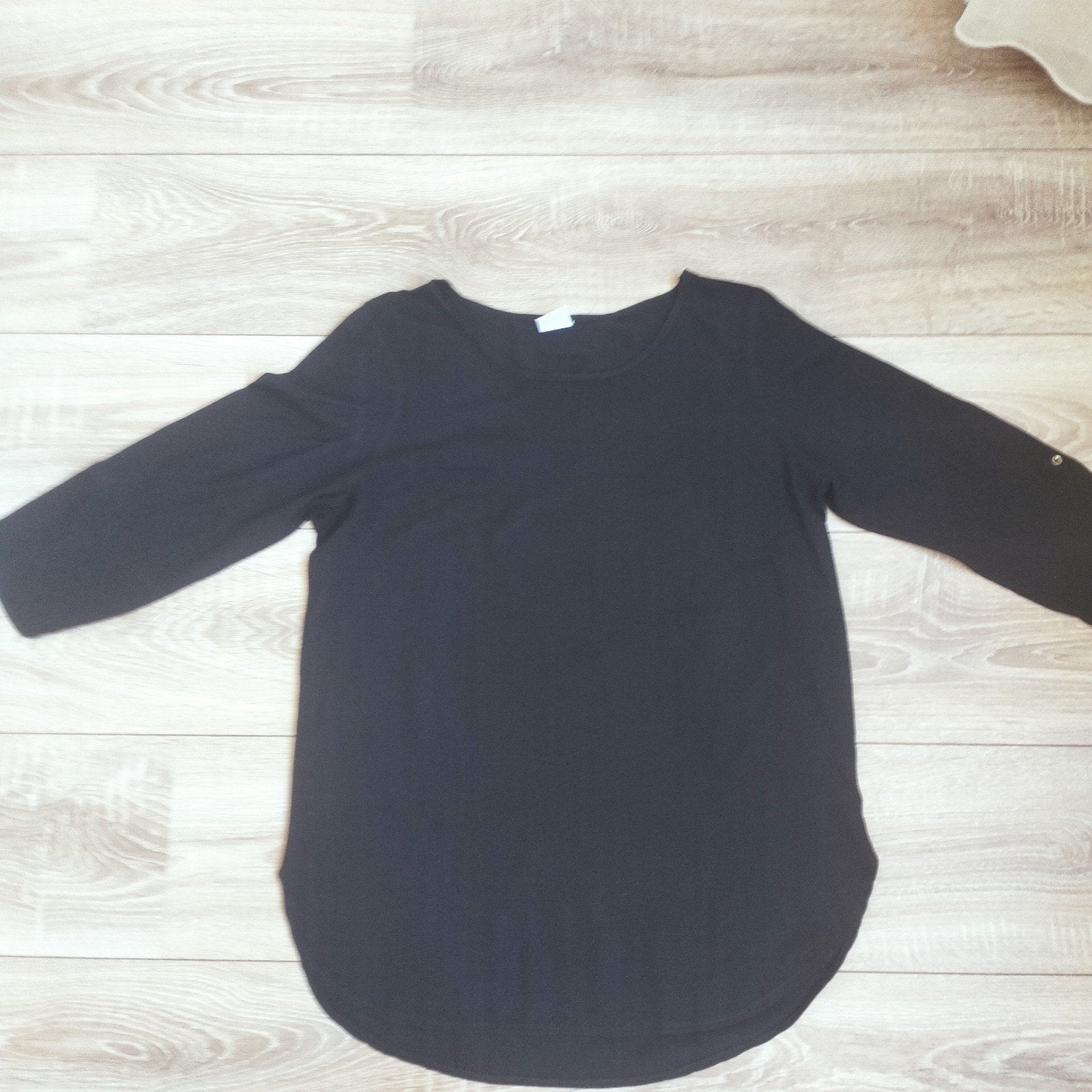 vero moda zwarte blouse/top/tuniek mt m basic, Maat 38/40 (M), Vero Moda, Zwart, Ophalen of Verzenden