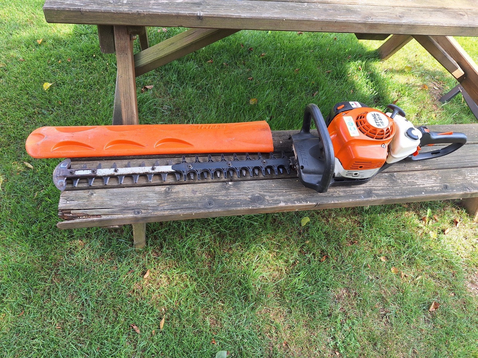 Stihl hs 81 r motorheggenschaar, Ophalen, Gebruikt, Benzine