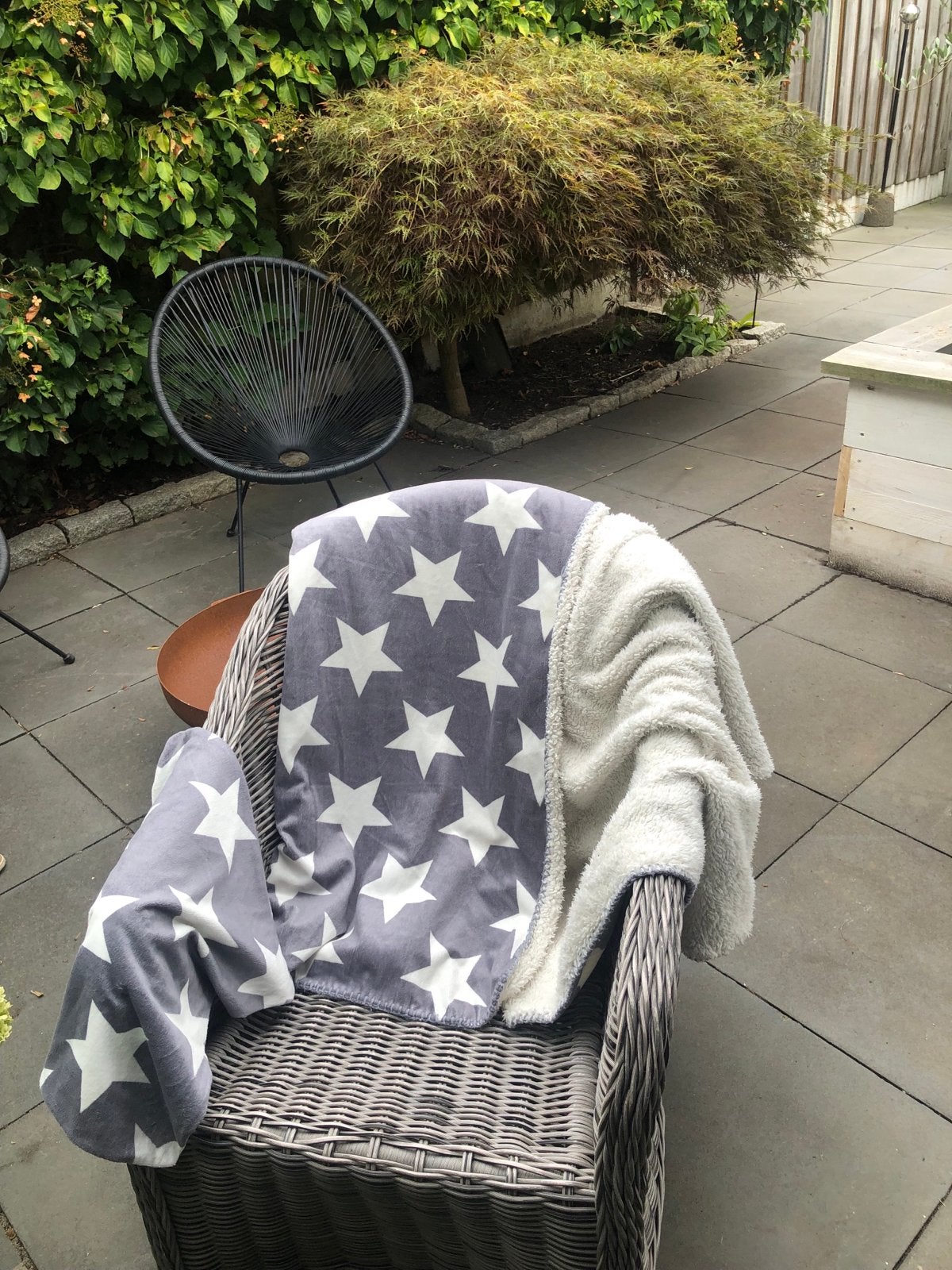 Sterren plaid en kussenhoes, Overige merken, Afneembare hoes, Vierkant, Ophalen of Verzenden