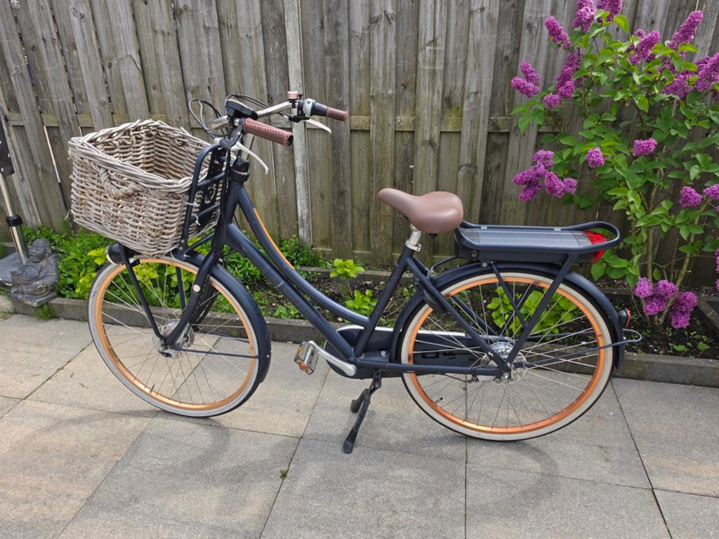 Cortina E-U4 Transport elektrische fiets met mand, 51 tot 55 cm, Ophalen, Gebruikt, Cortina
