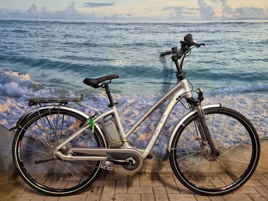 Flyer T8 mixte frame, 630Wh accu van 08-2025, middenmoto Mix, Overige merken, Gebruikt, -, - 0
-, NL