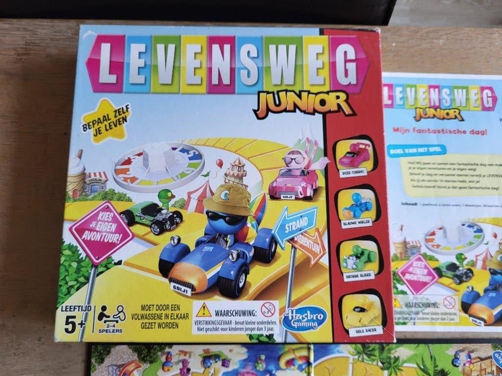 Levensweg Junior - Leuk bordspel voor kinderen vanaf 5 jaar, Een of twee spelers, Ophalen of Verzenden, Gebruikt, Hasbro Gaming