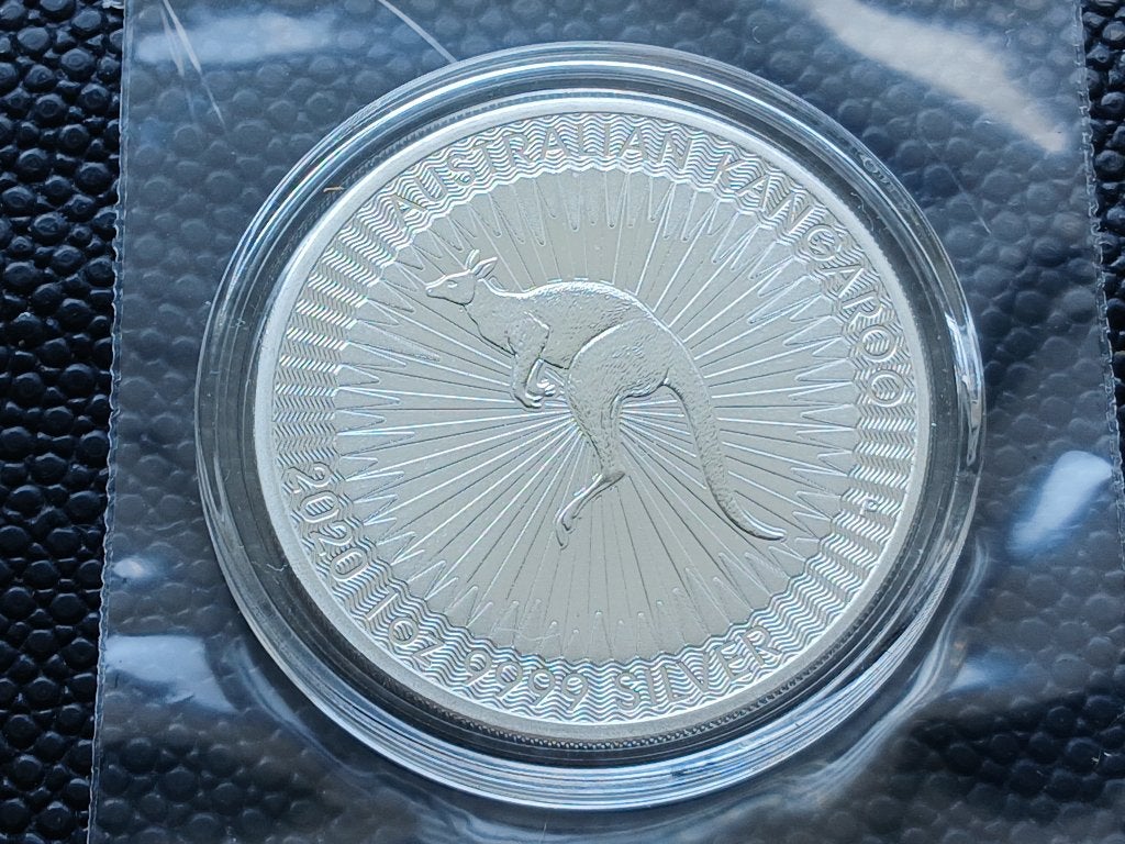 2020 kangoeroe 1 oz zilver - Perth Mint, Ophalen of Verzenden, Zilver
