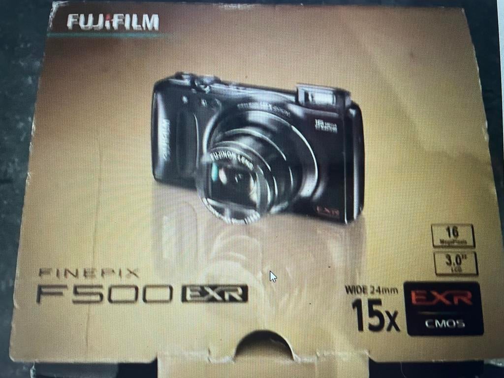 Fujifilm camera Finepix F500 EXR 16mega CMOS, Gebruikt, Compact, Ophalen of Verzenden, Fuji