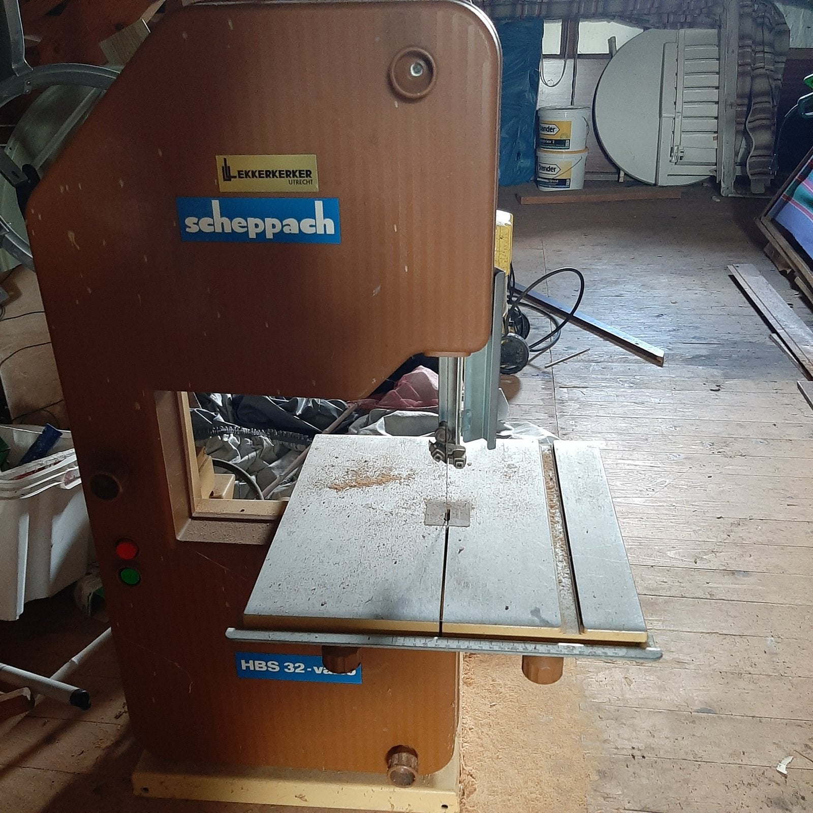 Scheppach HBS 32 Vario Lintzaag, Doe-het-zelf en Verbouw, Ophalen, Gebruikt, 70 mm of meer, Lintzaag