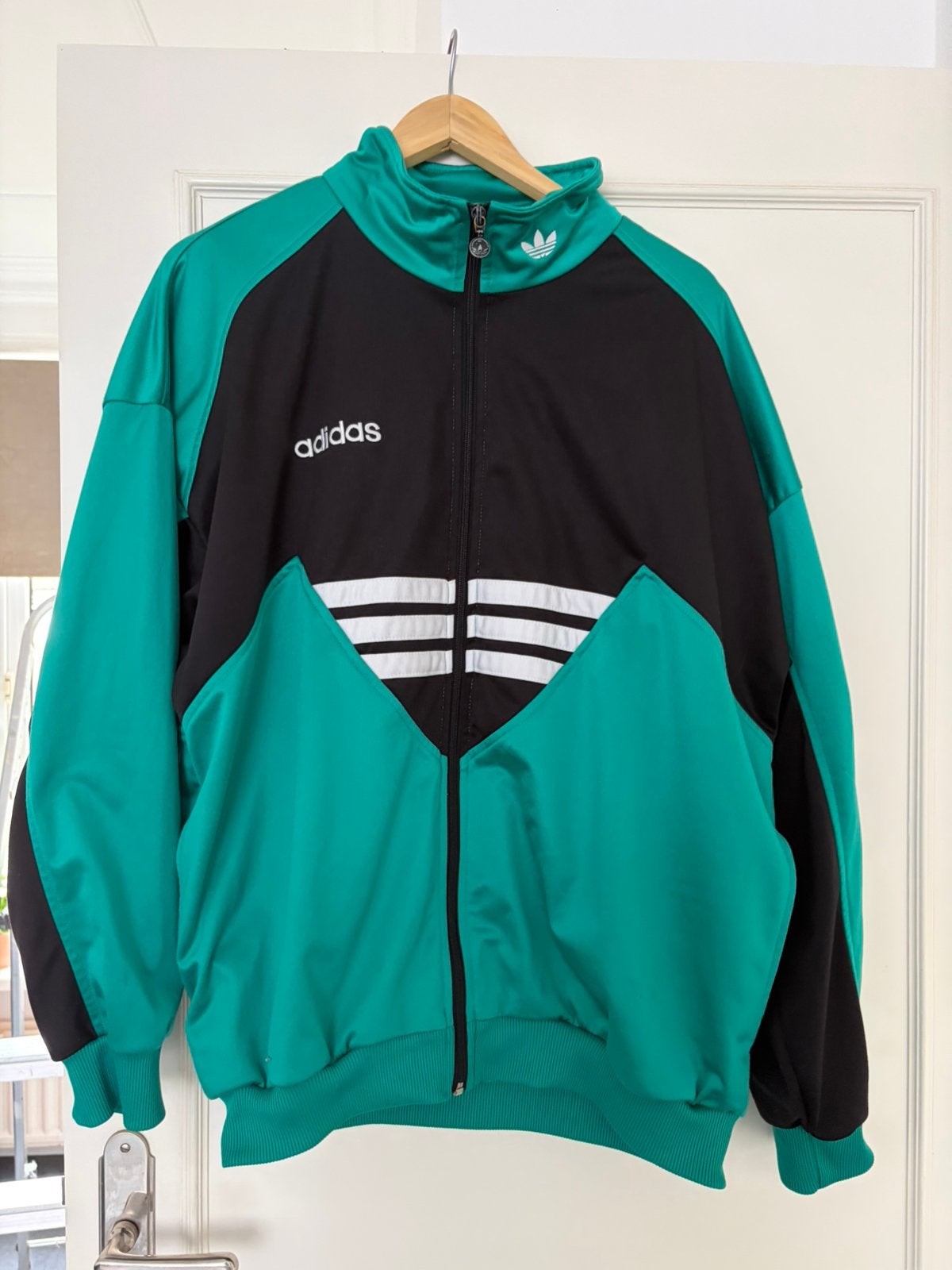 Adidas Feyenoord trainingsjack 1992. Zeer goede staat Maat L, Kleding | Heren, Maat 52/54 (L), Overige kleuren, Ophalen of Verzenden