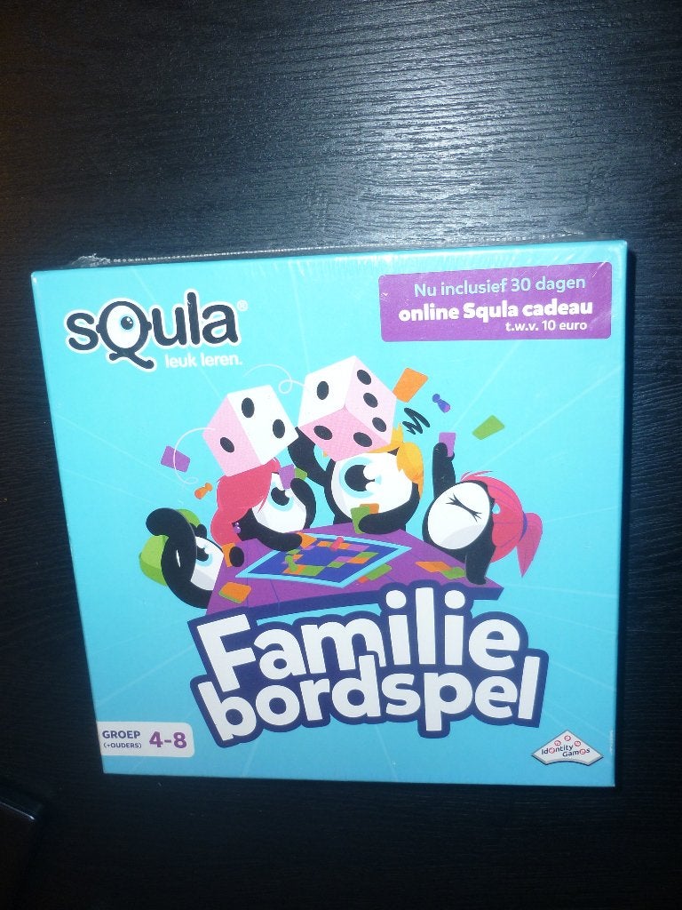 Squala familie bordspel - vragenspel gezin - NIEUW !!!, Een of twee spelers, Ophalen of Verzenden, Nieuw, Idententy Games