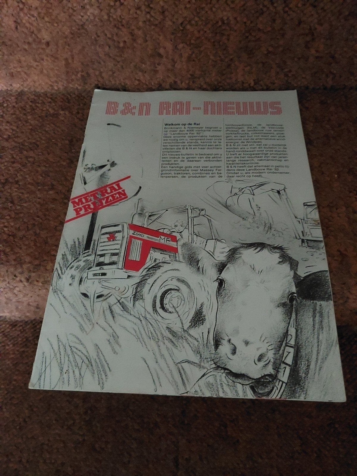 Massey Ferguson Dealer Nieuws 1982 - Zeldzaam Tijdschrift, Ophalen of Verzenden, Gelezen, Algemeen, Massey Ferguson