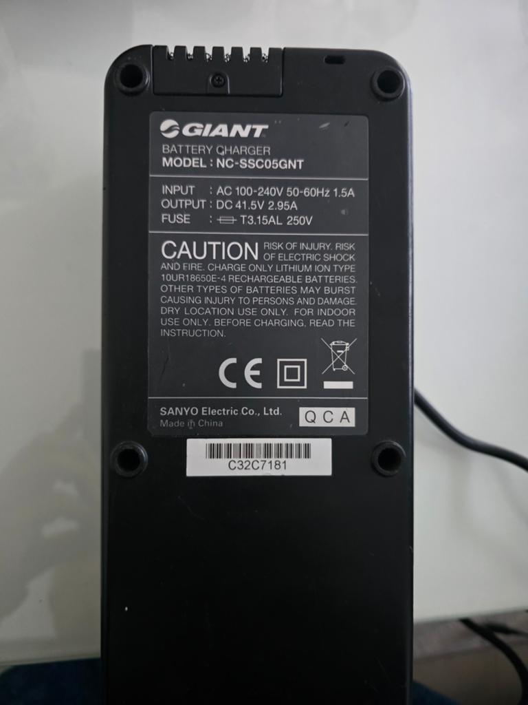 Giant Twist/Ease-e Energy Accu, Ophalen, Gebruikt, Minder dan 30 km per accu, Giant