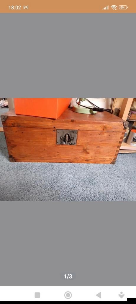 Vintage Munitie Kist WO II V2 Gebied Scheveningen, Verzamelen, Militaria | Tweede Wereldoorlog, Ophalen of Verzenden, Nederland