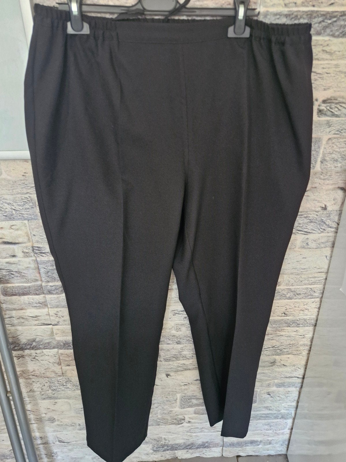 Zwarte nette broek maat 50, Zwart, Onbekend, Ophalen of Verzenden, Zo goed als nieuw