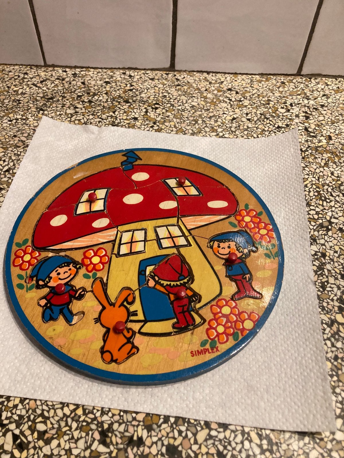Oude simplex puzzel kabouters, Ophalen of Verzenden