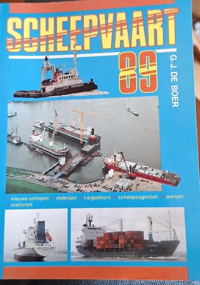 Scheepvaart 89 - Jaarboek G.J. de Boer, Boeken, Ophalen of Verzenden, Gelezen, G.J. de Boer, Boot