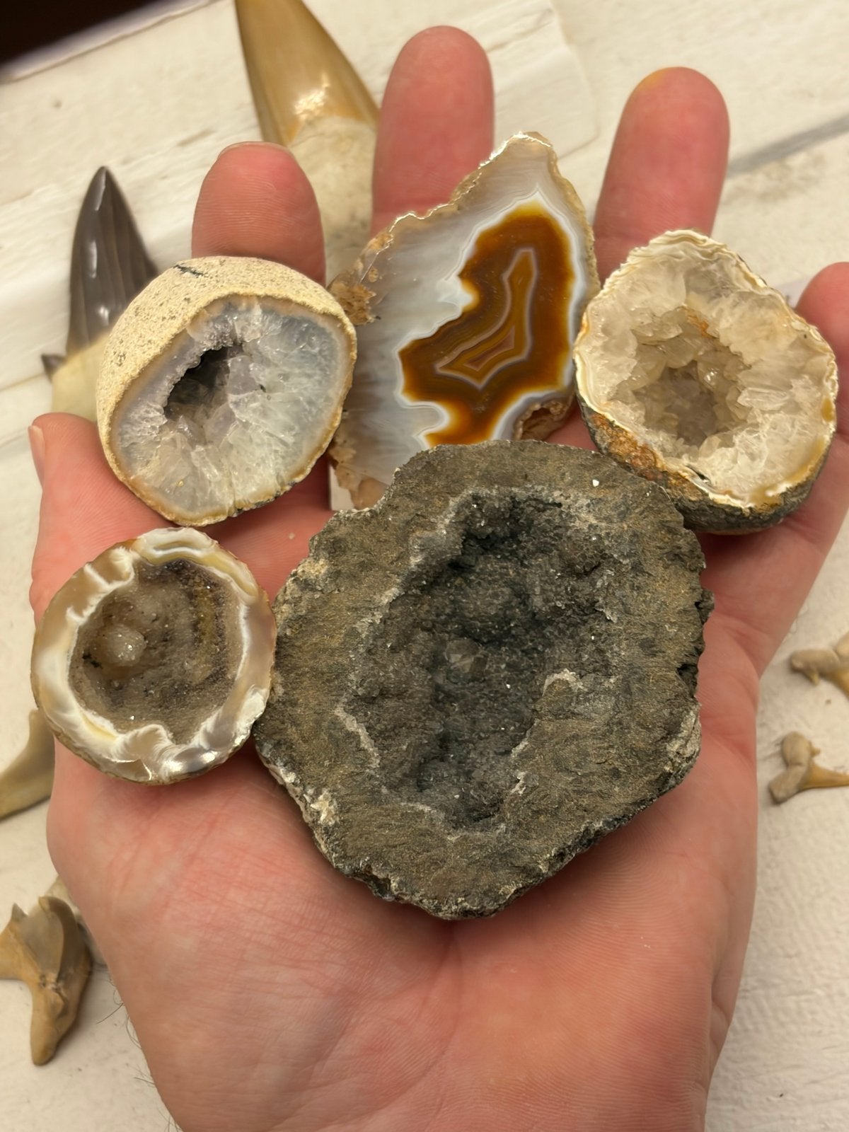 Geodes en Agaat, Ophalen of Verzenden, Mineraal