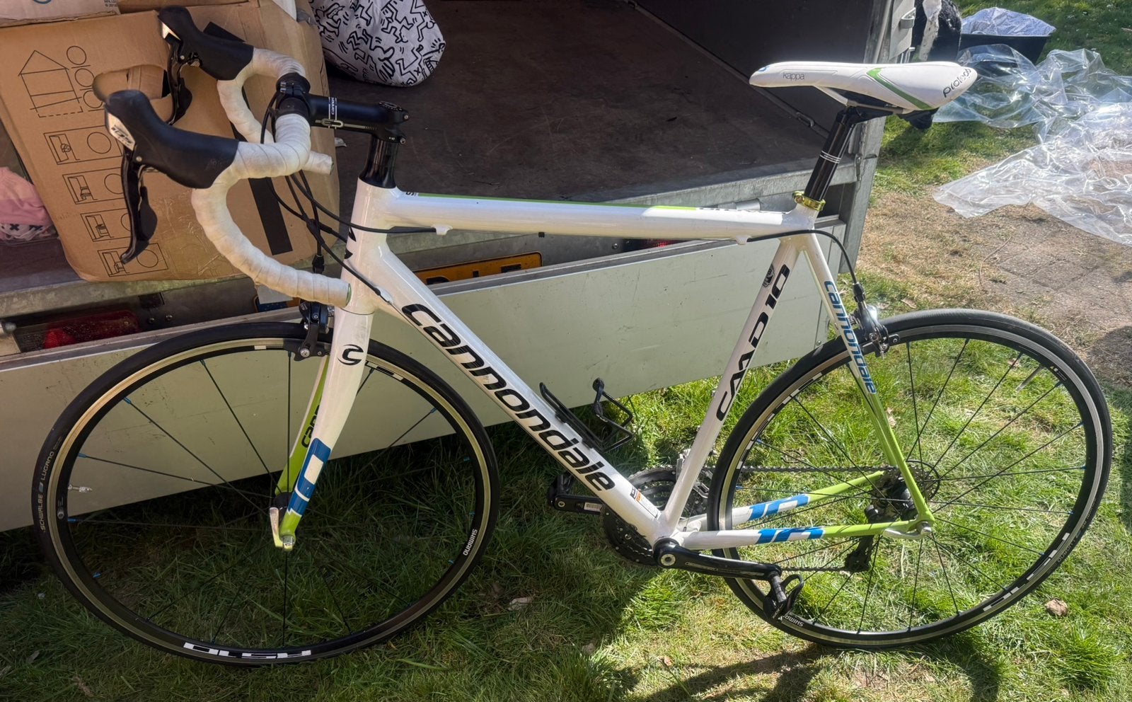Cannondale CAAD8 Racefiets – Shimano 105 – Maat 52 –, Aluminium, 49 tot 53 cm, Zo goed als nieuw, Meer dan 20 versnellingen